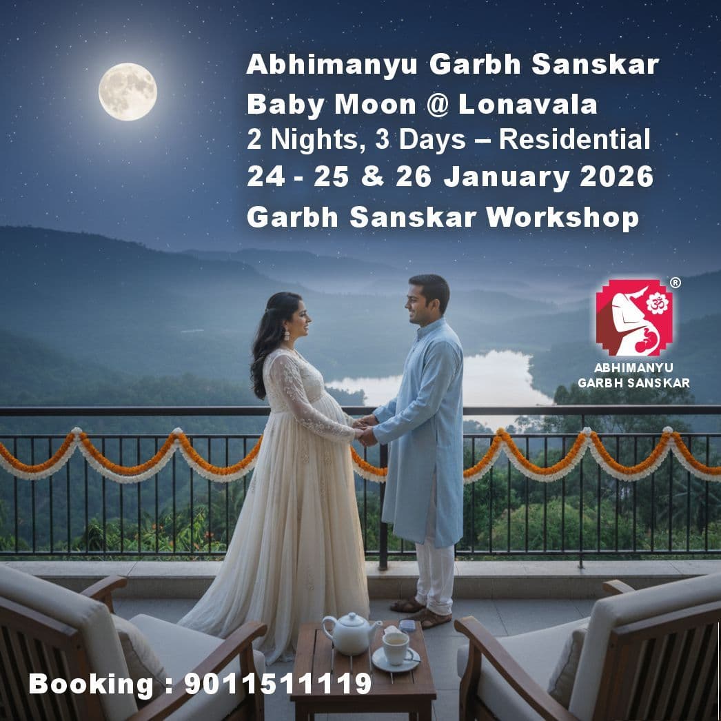AGS Residential Retreat 'Baby Moon' @ Lonavala : 24, 25 & 26 January 2026 — workshop poster 1